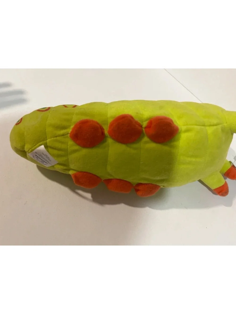 Disney “A Bugs Life” Heimlich Plush Soft Toy Green Caterpillar 11”